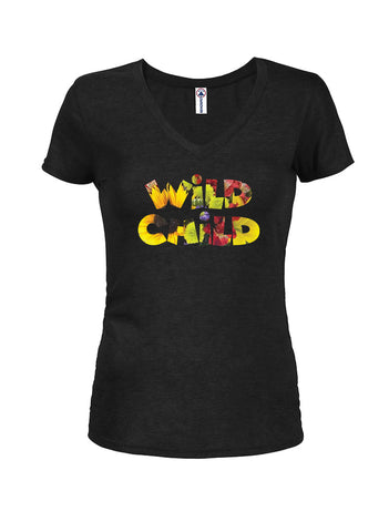 Wild Child Juniors V Neck T-Shirt