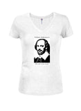 William Shakespeare This Shit Writes Itself Juniors V Neck T-Shirt