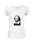 William Shakespeare This Shit Writes Itself - Camiseta con cuello en V para jóvenes