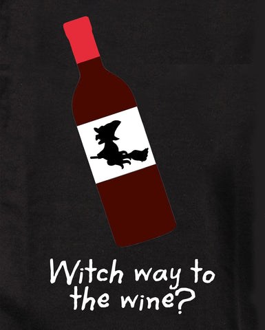 Witch way to the wine? Kids T-Shirt
