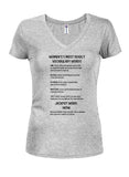 T-shirt à col en V pour femmes, les 5 mots de vocabulaire les plus mortels