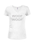 Woof Woof Juniors V Neck T-Shirt