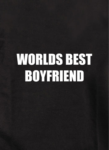 Worlds best boyfriend Kids T-Shirt