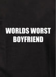 Worlds worst boyfriend Kids T-Shirt