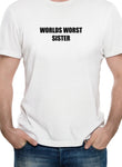 T-shirt La pire sœur du monde