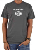 La preocupación termina cuando la fe comienza la camiseta