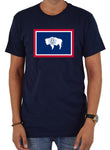 T-shirt Drapeau de l'État du Wyoming