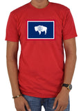Camiseta de la bandera del estado de Wyoming