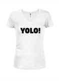 YOLO! T-shirt col V junior