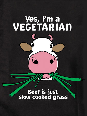 Sí, soy una camiseta vegetariana