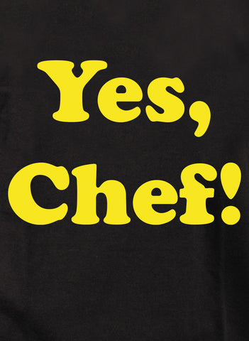 ¡Si, chef! Camiseta para niños