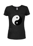 Symbole Yin Yang T-shirt col en V junior