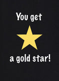 Obtienes una camiseta con estrella dorada