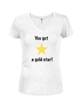 Obtienes una camiseta con estrella dorada