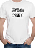 Parece que necesito otra camiseta de bebida