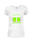 Tu m'as eu à Green Beer T-shirt col en V junior