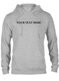 Sweat-shirt à capuche avec texte personnalisé - Vous choisissez le texte