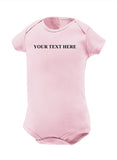 Body para bebé con texto personalizado: tú eliges el texto