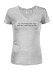 You remind me of my mom Juniors V Neck T-Shirt