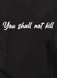 Camiseta No matarás