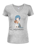 Zodiac Aquarius T-shirt col en V pour juniors
