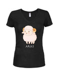 Zodiac Aries Juniors Camiseta con cuello en V
