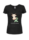 Zodiac Capricorne T-Shirt Col V Juniors