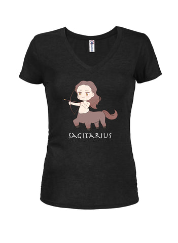 Zodiac Sagitaire Juniors T-shirt à col en V
