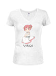 Zodiac Vierge Juniors T-shirt col en V
