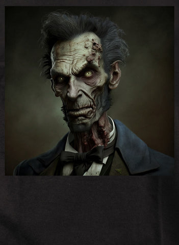 T-shirt Zombie Abe Lincoln