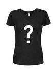 T-shirt à col en V Juniors avec image personnalisée - Vous choisissez l'image