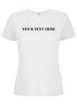 T-shirt junior pour filles avec texte personnalisé - Vous choisissez le texte