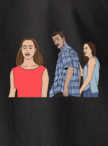 Guy Looking At Girl T-Shirt - Five Dollar Tee Shirts