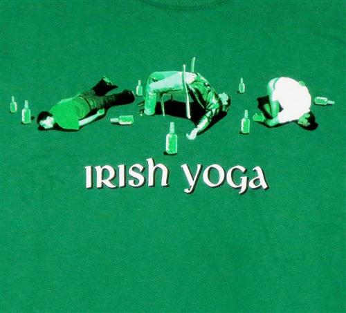 Irish Yoga T-Shirt [7091-IRISHYOGA] - $16.50 : Pegasus Publishing, Your  source for unique gifts