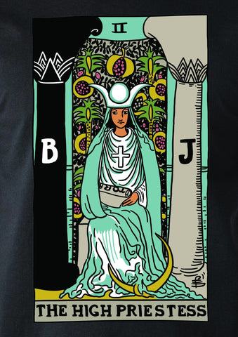 Tarot Card - High Priestess T-Shirt - Five Dollar Tee Shirts