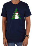 T-shirt bonhomme de neige de Noël