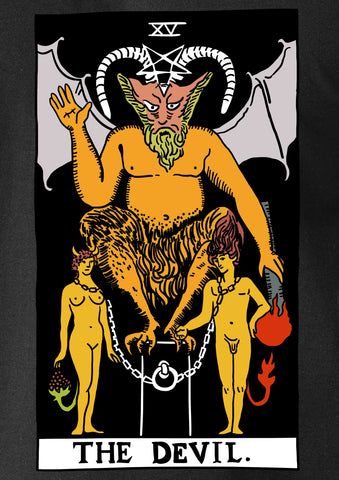 Carta del Tarot - Camiseta El Diablo