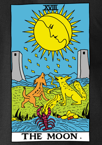 Tarot Card - The Moon Kids T-Shirt