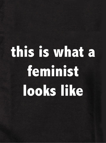 this is what a feminist looks like Kids T-Shirt