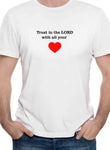 T-shirt Faites confiance au Seigneur de tout votre cœur