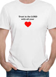 T-shirt Faites confiance au Seigneur de tout votre cœur